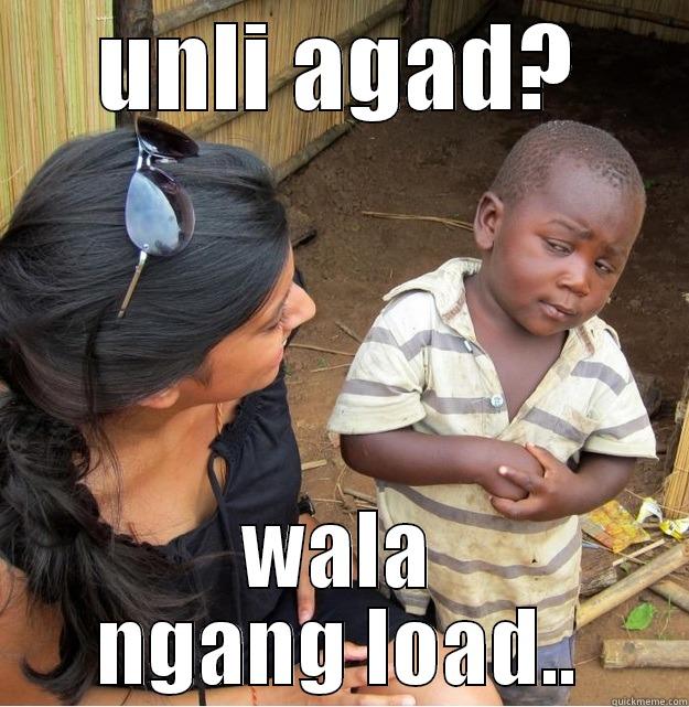 UNLI AGAD? WALA NGANG LOAD.. Skeptical Third World Kid