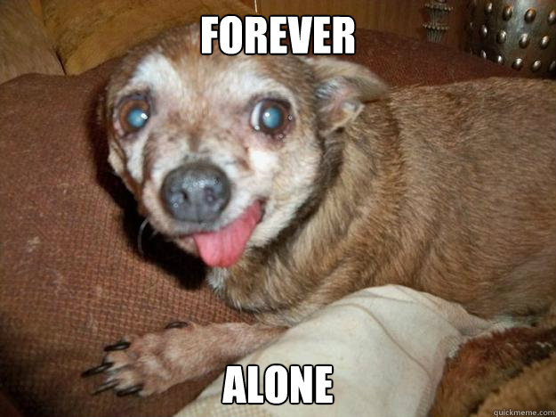 forever alone - forever alone  Meth dog