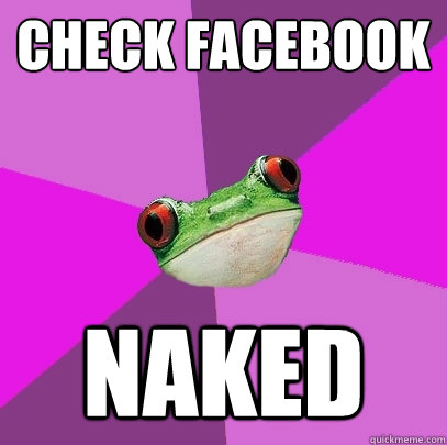 check facebook naked  Foul Bachelorette Frog