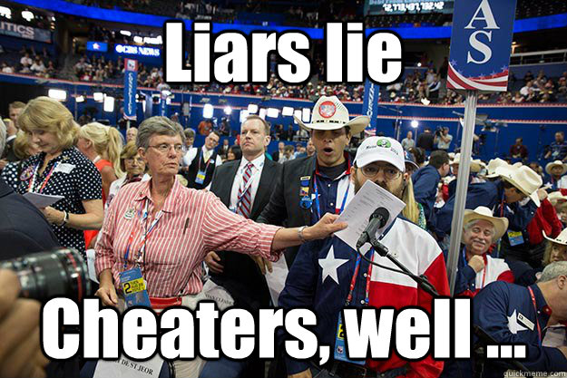 Liars lie Cheaters, well ... - Liars lie Cheaters, well ...  Misc