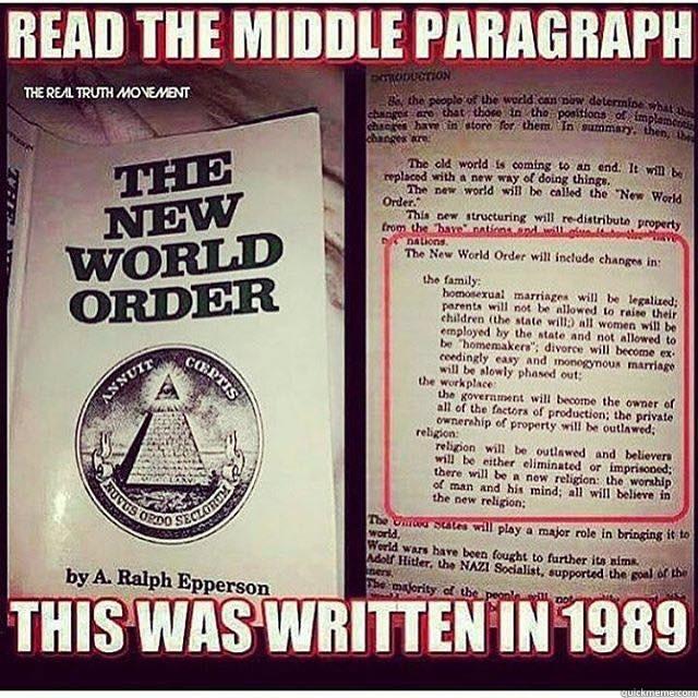 New World Order: Plans -   Misc