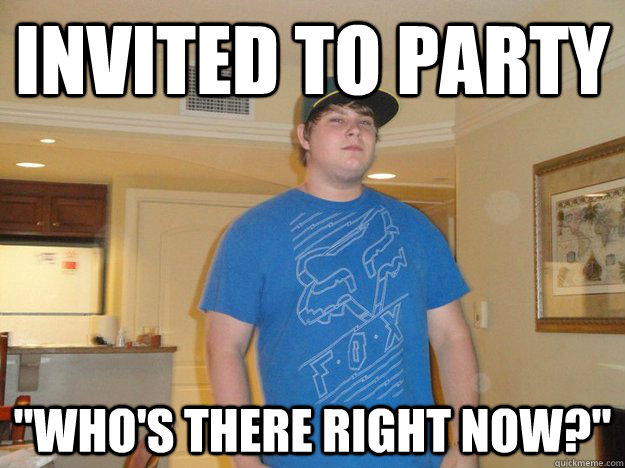 invited to party 