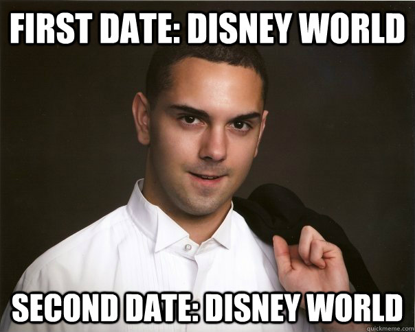 First Date: Disney World Second Date: Disney World - First Date: Disney World Second Date: Disney World  asexual andy