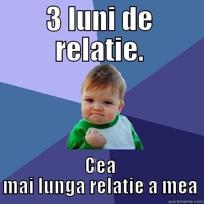 3 LUNI DE RELATIE. CEA MAI LUNGA RELATIE A MEA Success Kid