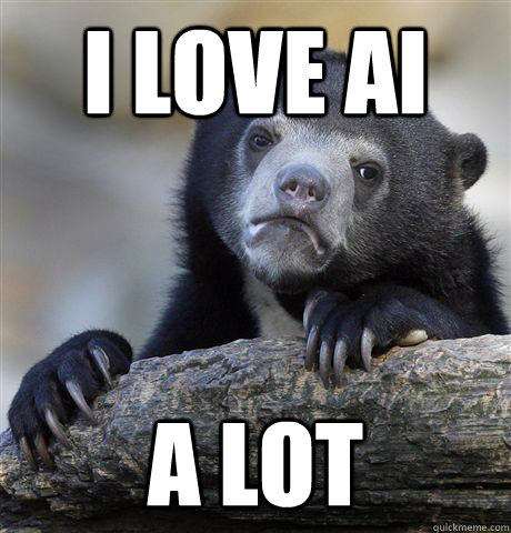 I love Ai A lot  Confession Bear