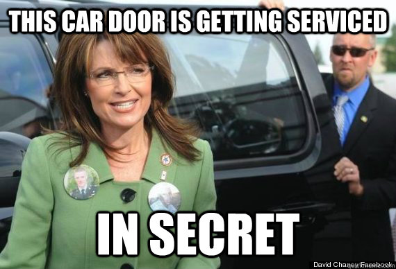 This car door is getting serviced in secret  Secret Service Dick