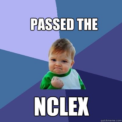 Passed the NCLEX - Passed the NCLEX  Success Kid