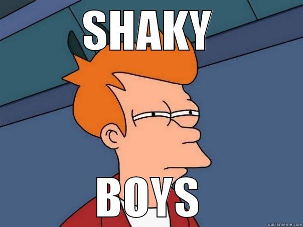 SHAKY BOYS Futurama Fry