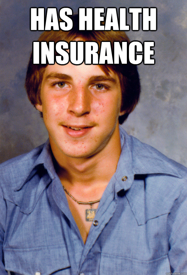 Has health insurance  - Has health insurance   Old Economy Steven