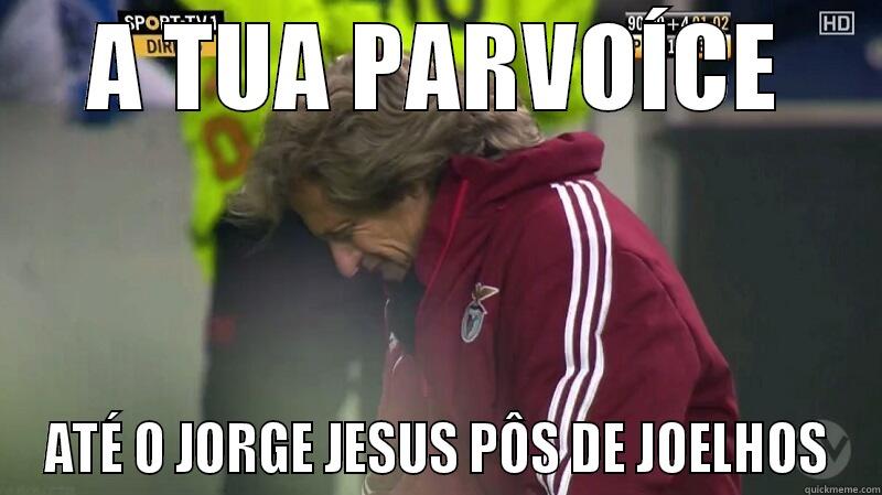 JJ BEING JJ - A TUA PARVOÍCE ATÉ O JORGE JESUS PÔS DE JOELHOS Misc