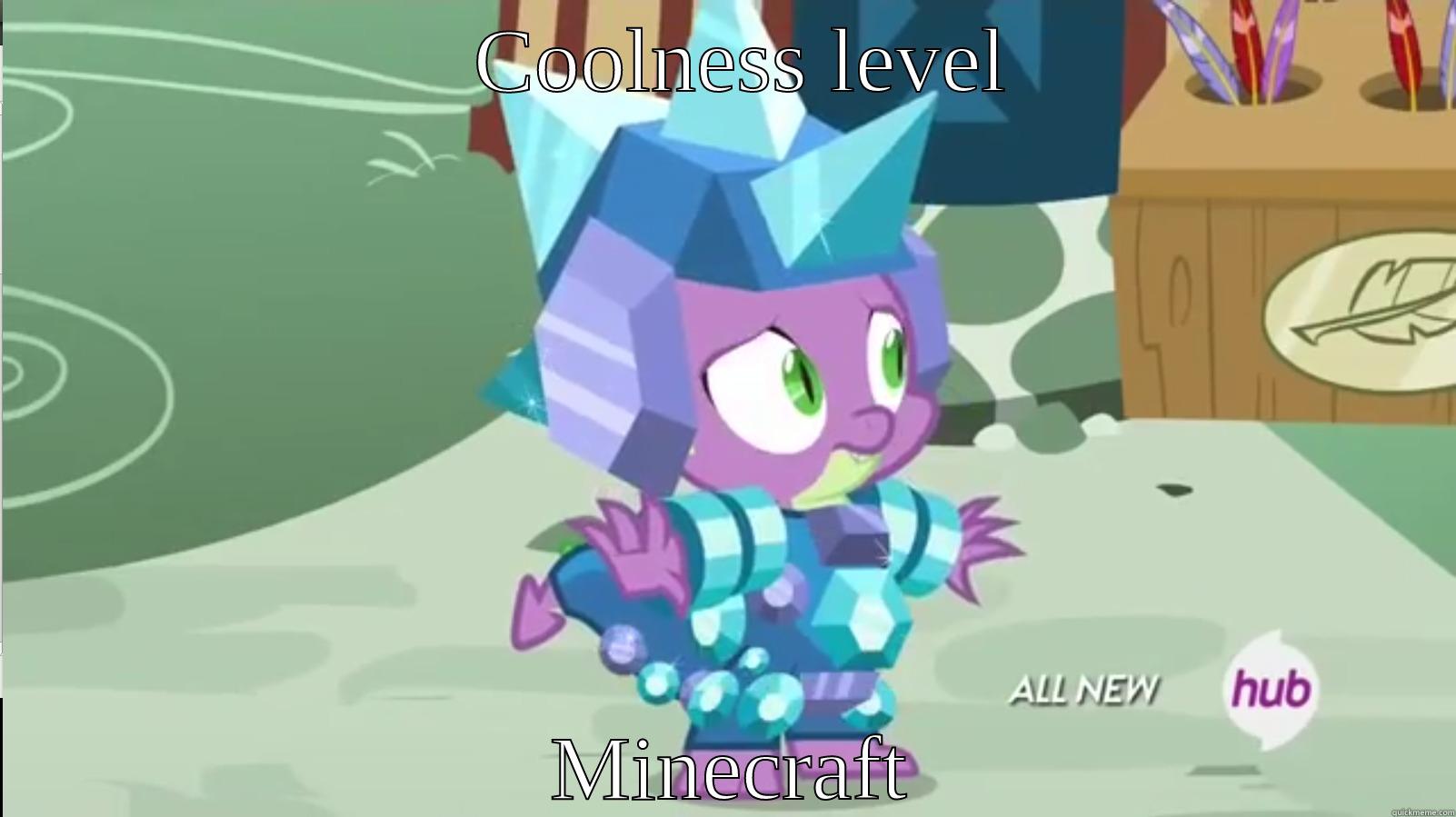   COOLNESS LEVEL  MINECRAFT Misc