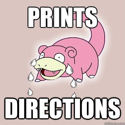 Prints Directions  