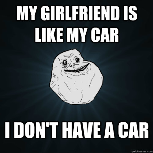 My Girlfriend is like my Car I Don't have a Car - My Girlfriend is like my Car I Don't have a Car  Forever Alone