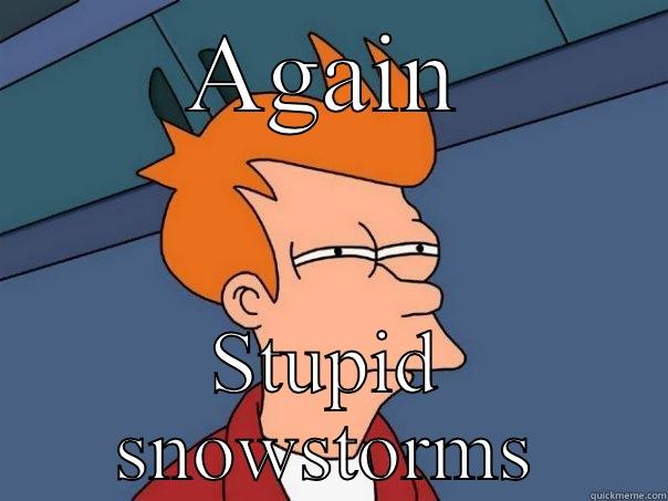 Shovel it - AGAIN STUPID SNOWSTORMS Futurama Fry