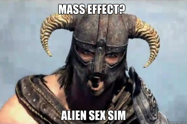 Mass Effect? Alien Sex Sim  skyrim