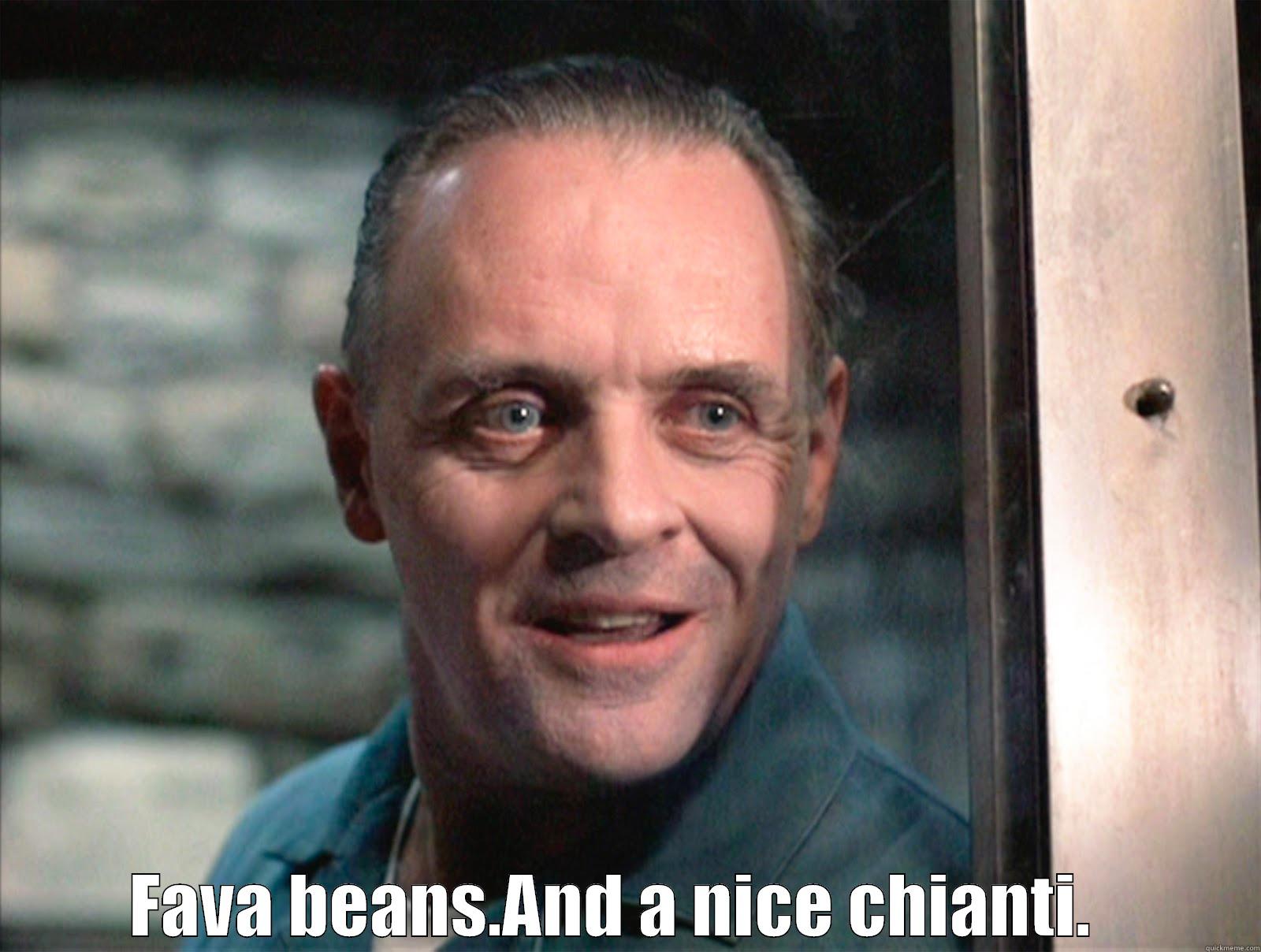 Hannibal  -  FAVA BEANS.AND A NICE CHIANTI.   Misc