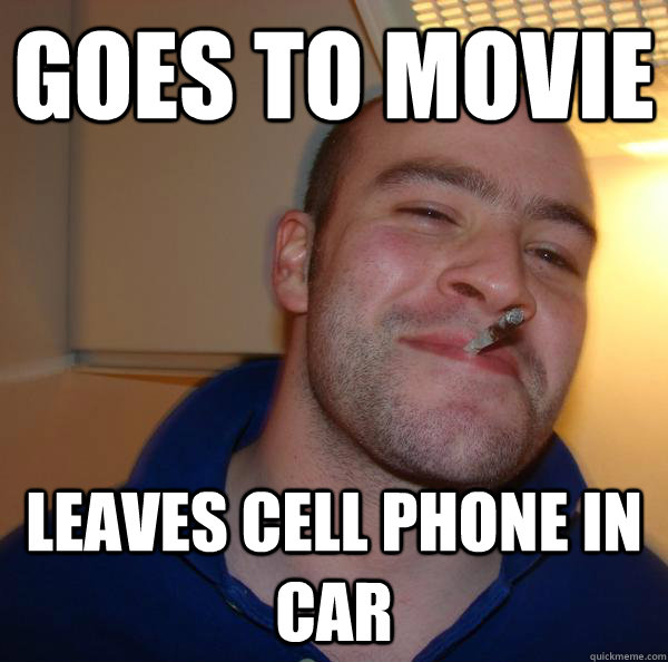 Goes to movie leaves cell phone in car - Goes to movie leaves cell phone in car  Misc