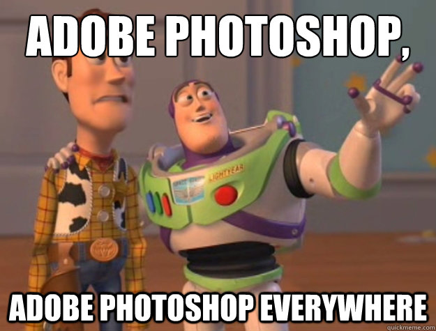 adobe photoshop, adobe photoshop everywhere  Buzz Lightyear