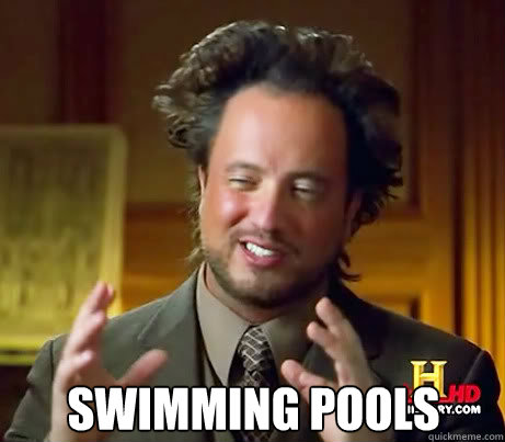  swimming pools  