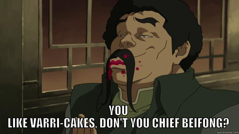 lu and gang -  YOU LIKE VARRI-CAKES, DON'T YOU CHIEF BEIFONG? Misc