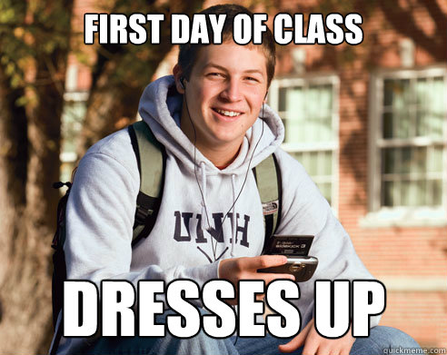 first day of class dresses up - first day of class dresses up  College Freshman