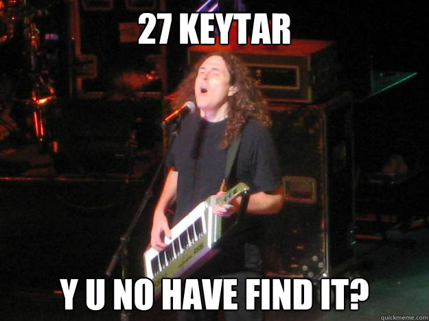 27 KEYTAR y u no have find it? - 27 KEYTAR y u no have find it?  Misc