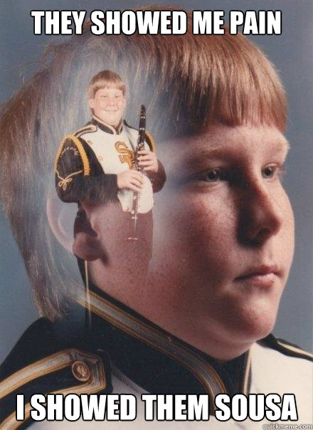 they showed me pain i showed them sousa - they showed me pain i showed them sousa  PTSD Clarinet Boy