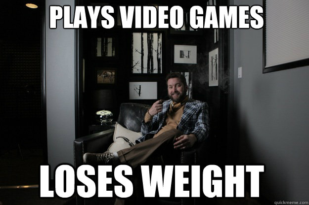 plays video games loses weight  benevolent bro burnie