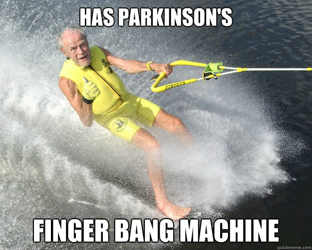 has parkinson's finger bang machine - has parkinson's finger bang machine  Extreme Senior Citizen