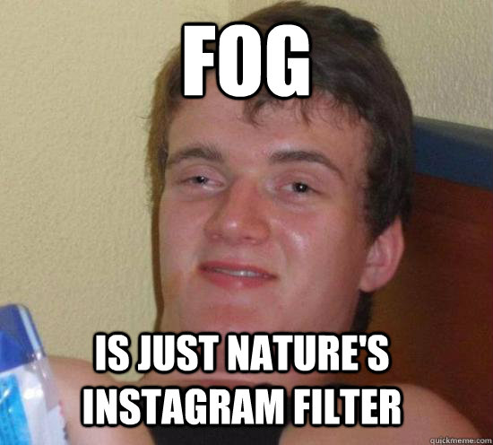 Fog is just nature's instagram filter - Fog is just nature's instagram filter  Misc