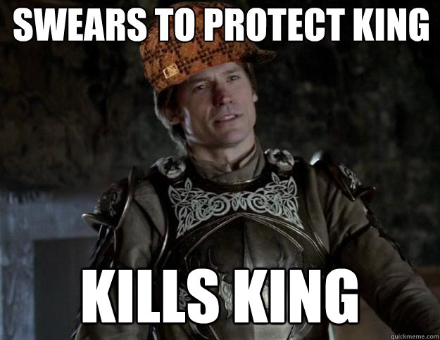 Swears to protect king kills king  