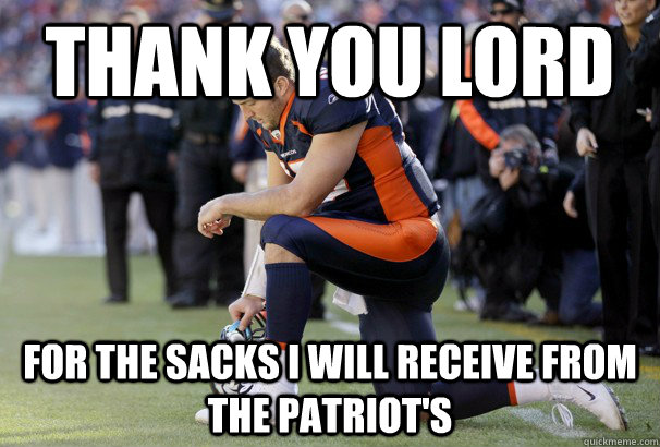 Thank you lord  for the sacks I will receive from the patriot's  - Thank you lord  for the sacks I will receive from the patriot's   Misc