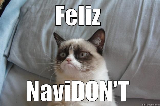 FELIZ NAVIDON'T Grumpy Cat