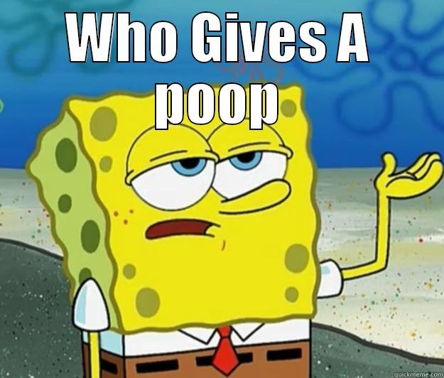 WHO GIVES A POOP  Tough Spongebob