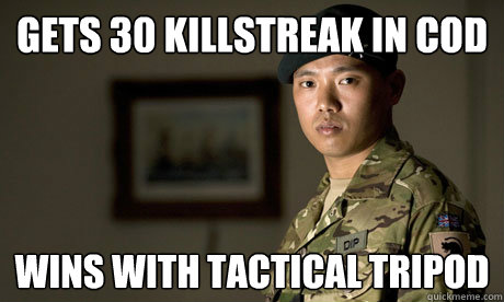 Gets 30 Killstreak in COD Wins with tactical tripod  Godly FPS Gurkha