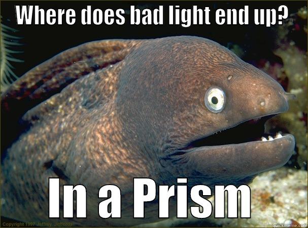 Evil Light - WHERE DOES BAD LIGHT END UP? IN A PRISM Bad Joke Eel