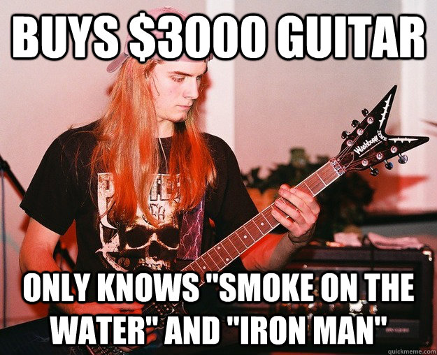 buys $3000 guitar only knows 