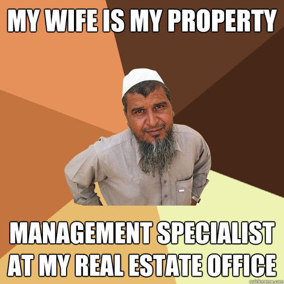My Wife is my property Management specialist 
at my real estate office  