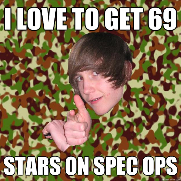 I love to get 69 stars on spec ops - I love to get 69 stars on spec ops  COD Kid