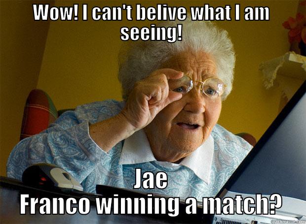 WOW! I CAN'T BELIVE WHAT I AM SEEING! JAE FRANCO WINNING A MATCH? Grandma finds the Internet