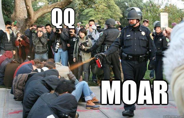 QQ MOAR  Pimp Pepper Spray Cop