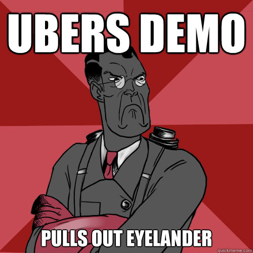 Ubers demo Pulls out Eyelander  Mad Medic