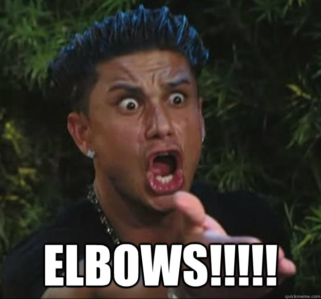  ELBOWS!!!!! -  ELBOWS!!!!!  Pauly D