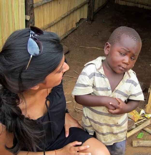   Skeptical Third World Kid