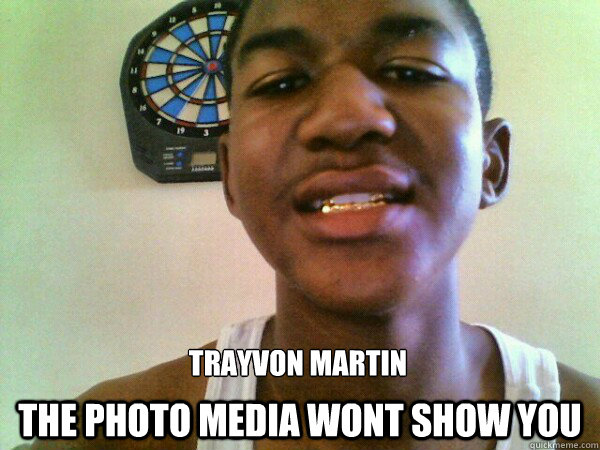 Trayvon Martin The photo media WONT show you  thug Trayvon Martin