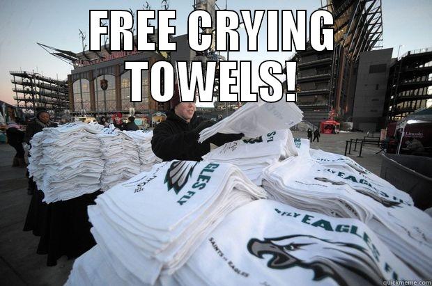 FREE CRYING TOWELS!  Misc