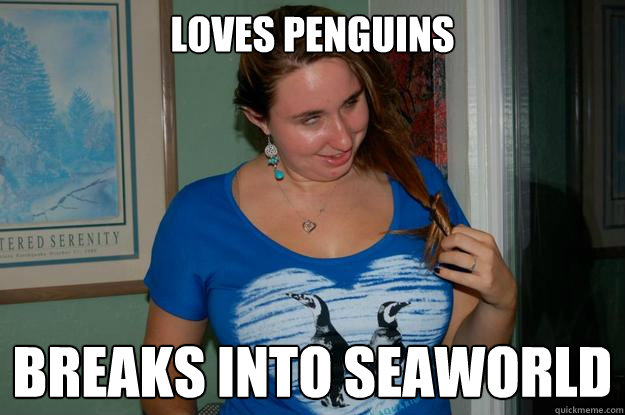 Loves penguins breaks into seaworld   Aquatic Loving Psycho