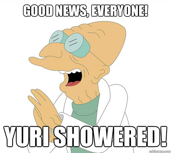 Good News, EVeryone! yuri showered!  Futurama Farnsworth