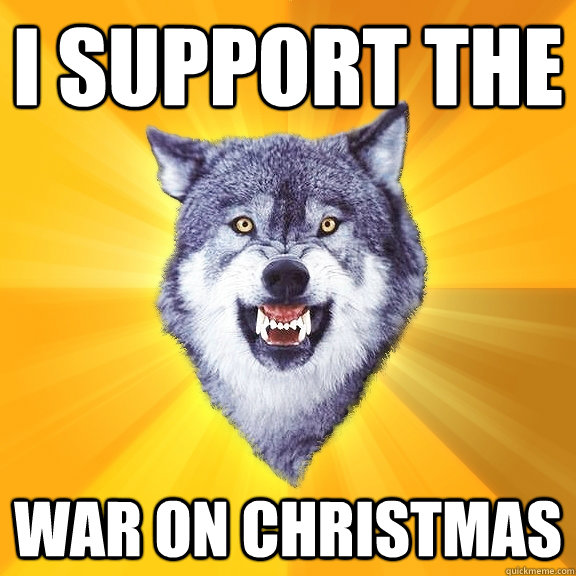 courage wolf christmas