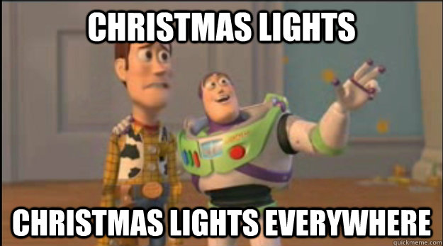 Christmas lights Christmas lights everywhere - Christmas lights Christmas lights everywhere  Misc